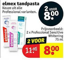 Kruidvat Elmex Tandpasta aanbieding