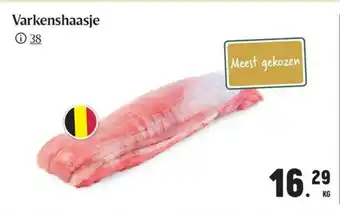 Buurtslagers Varkenshaasje aanbieding