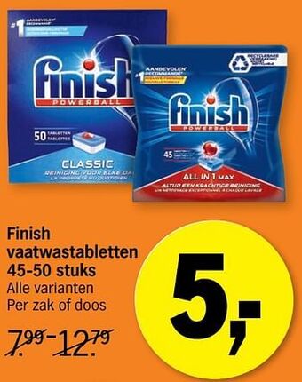 Albert Heijn Finish vaatwastabletten aanbieding