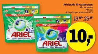 Albert Heijn Ariel pods aanbieding