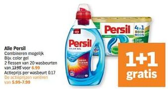 Albert Heijn Persil color gel aanbieding