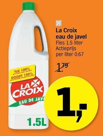 Albert Heijn La croix eau de javel aanbieding