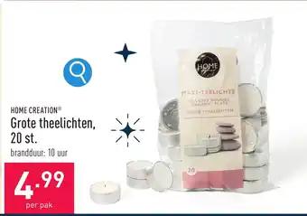 ALDI Grote theelichten, 20 st. aanbieding