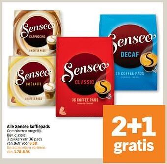 Alle senseo koffiepads