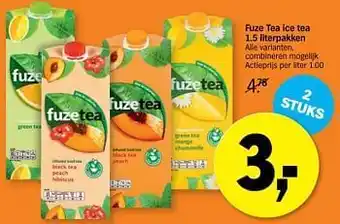 Albert Heijn Fuze tea ice tea aanbieding
