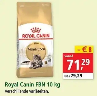 Maxi Zoo Royal canin fbn aanbieding