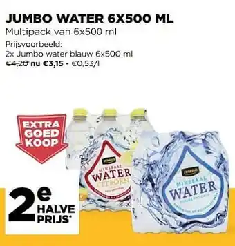 Jumbo Jumbo water 6x500 ml aanbieding