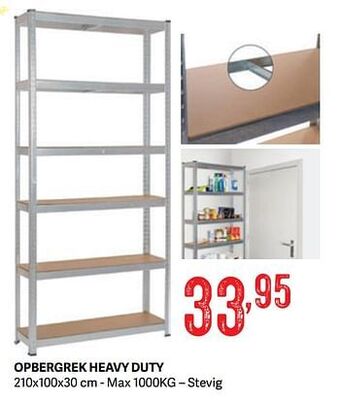 Metalen rek heavy duty