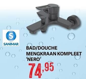 Bouwcenter Frans Vlaeminck Bad-douche mengkraan kompleet nero aanbieding