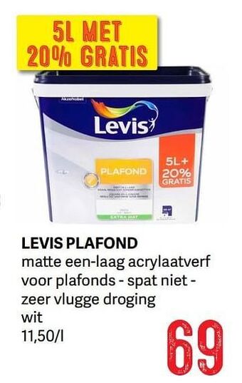 Bouwcenter Frans Vlaeminck Levis plafond aanbieding