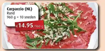 Carpaccio rund 960 gram