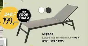 Ligbed Met Aluminium Frame