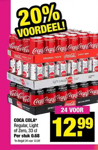 Big Bazar Coca-cola 33 cl aanbieding