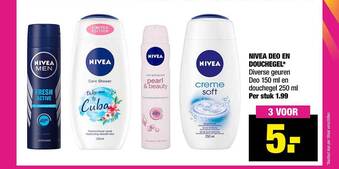 Nivea deo en douchegel