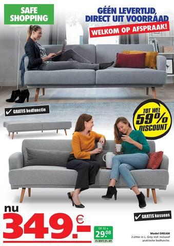 Seats and Sofas Model dream aanbieding