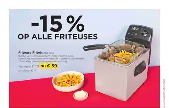 Molecule -15% op alle friteuses fritel sf4350 turbo aanbieding
