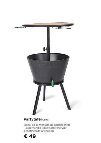 Partytafel celine