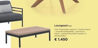 Molecule Loungeset natal aanbieding