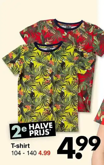 Wibra T-shirt 104-140 aanbieding