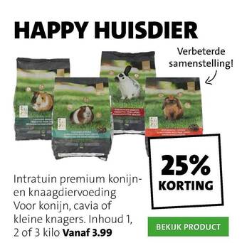 Intratuin Intratuin premium konijnen knaagdiervoeding aanbieding