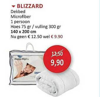 Weba Blizzard Dekbed 140x200 Cm aanbieding