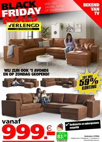 Seats and Sofas Cyprus u salon, zetelbed aanbieding