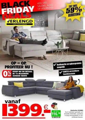 Seats and Sofas Scandi u salon aanbieding