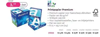 Calipage Double a printpapier premium aanbieding