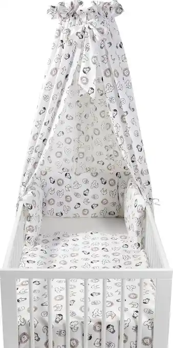 Bol.com Meyco baby animal ledikantset - 4-pack - multicolour aanbieding