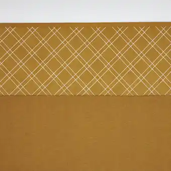 Bol.com Meyco wieglaken double diamond - 75x100cm - honey gold aanbieding