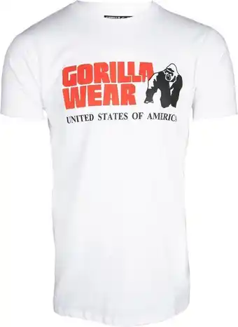 Bol.com Gorilla wear classic t-shirt - wit - 4xl aanbieding