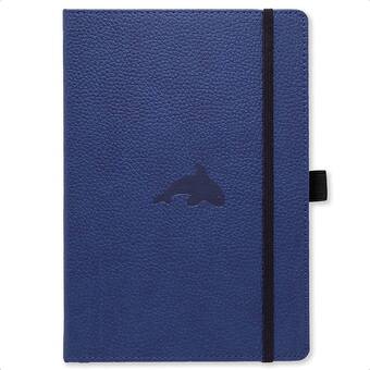 Bol.com Dingbats* wildlife a4 notitieboek - blue whale raster - bullet journal met 100 gsm inktvrij papier - schetsboek met harde kaf aanbieding