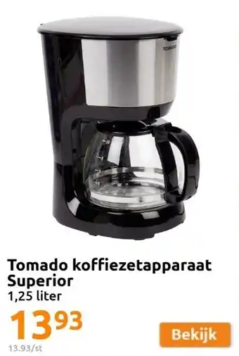 Action Tomado koffiezetapparaat superior aanbieding