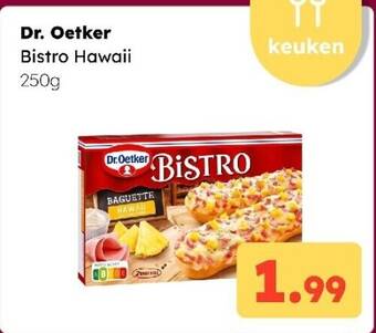 Ochama Dr. oetker bistro hawaii 250g aanbieding
