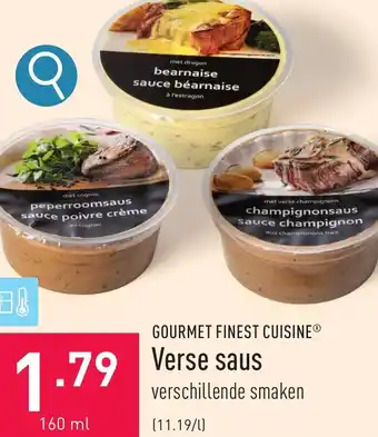 GOURMET FINEST CUISINE verse saus 160ml
