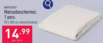 ALDI NOVITESSE Matrasbeschermer, 90 x 200cm aanbieding