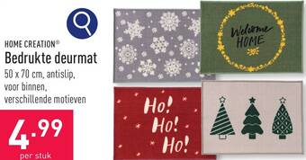ALDI HOME CREATION Bedrukte deurmat 50 x 70cm aanbieding