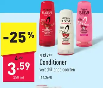 ALDI ELSEVE Conditioner 250ml aanbieding