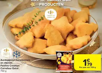 Aardappelen kerstbomen en sterren Festive Creation Festive Creation 750g