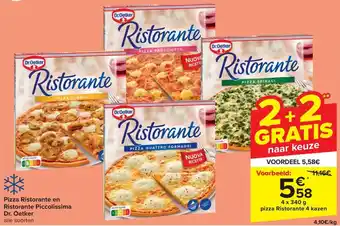 Carrefour Market Pizza Ristorante en Ristorante Piccolissima Dr. Oetker aanbieding
