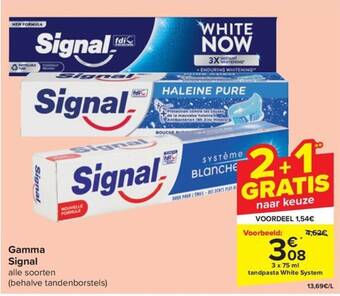 Carrefour Market Gamma Signal aanbieding