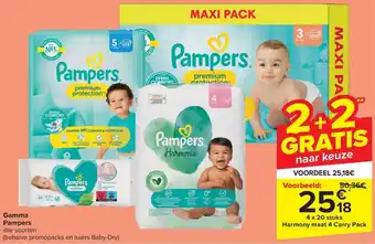 Carrefour Market Gamma Pampers aanbieding
