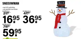 Van Cranenbroek SNEEUWMAN 60 LEDs 60 cm aanbieding