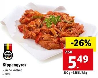 Lidl Kippengyros aanbieding