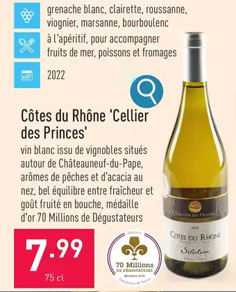 Côtes du Rhône 'Cellier des Princes' 75 cl