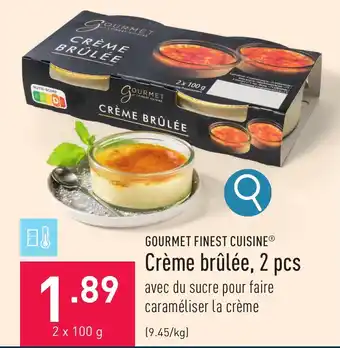 Crème brûlée, 2 pcs