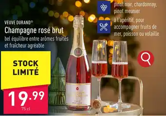 ALDI Champagne rosé brut 75 cl aanbieding