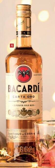 Carrefour Rum Bacardi aanbieding