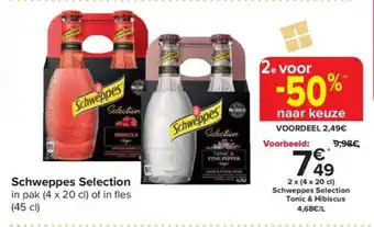 Carrefour Schweppes Selection aanbieding