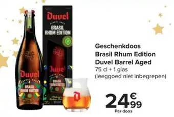 Geschenkdoos Brasil Rhum Edition Duvel Barrel Aged 75 cl
